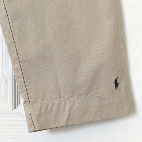 Ralph Lauren Sport Y2K Vintage High Waist Straight Leg Chino Capri Pants Beige 6 - Picture 14 of 15
